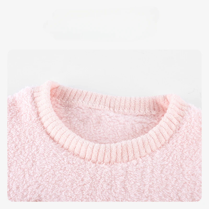 Winter Clothing Youtube - Roze strik pyjama lange mouw ronde