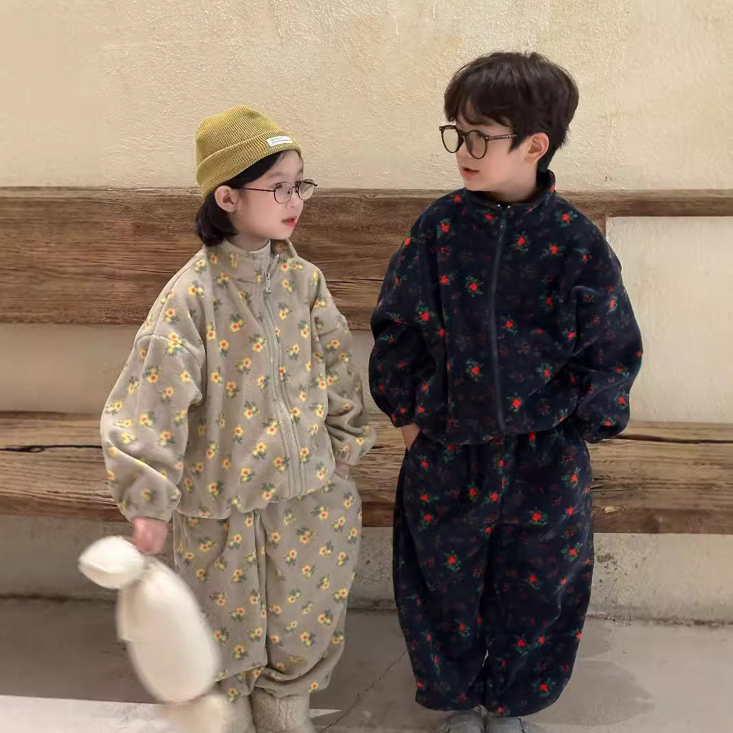 Winter Clothing Activities For Toddlers - Baby Meisjes Jongens Fluwelen Kleding Sets