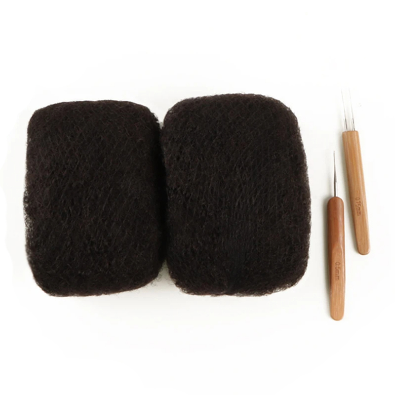 Winter Clothing Bundle - Afro Kinky Krullend Echt haar Bulk
