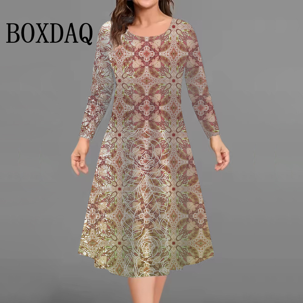 Winter Clothing Line - Nieuwe mode elegante vrouwen jurken herfst