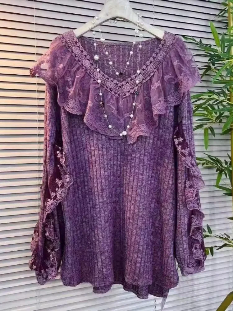 Winter Clothing Colors - Dameskleding Vintage effen kleur overhemd Lente