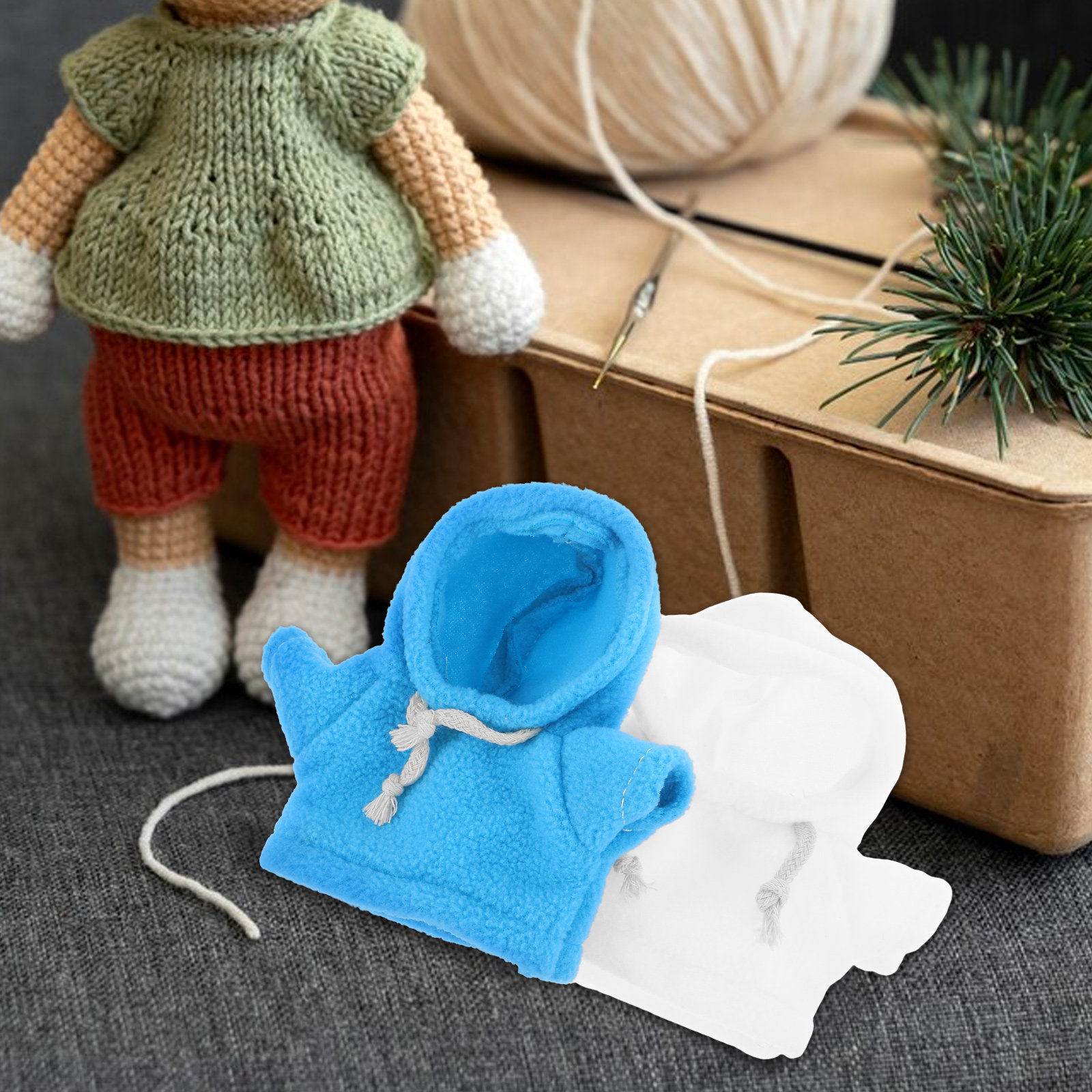 Winter Clothing Dress Up - 2 stuks warme, stijlvolle hoodies geschikt