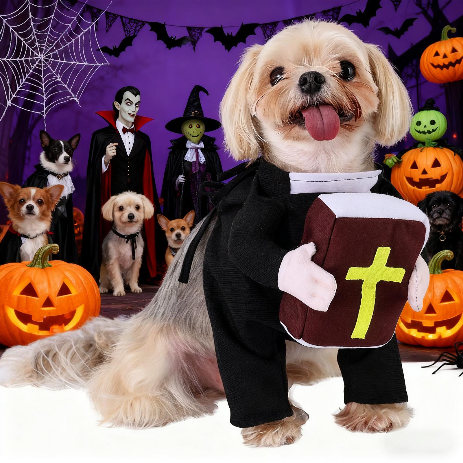 Winter Clothing Dress Up - Hond cosplay kostuum grappige hond priester