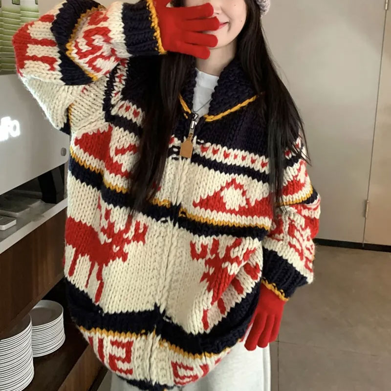 Kerst Vintage Elanden Gebreid  - Winter Clothing Colors recensie en prijs