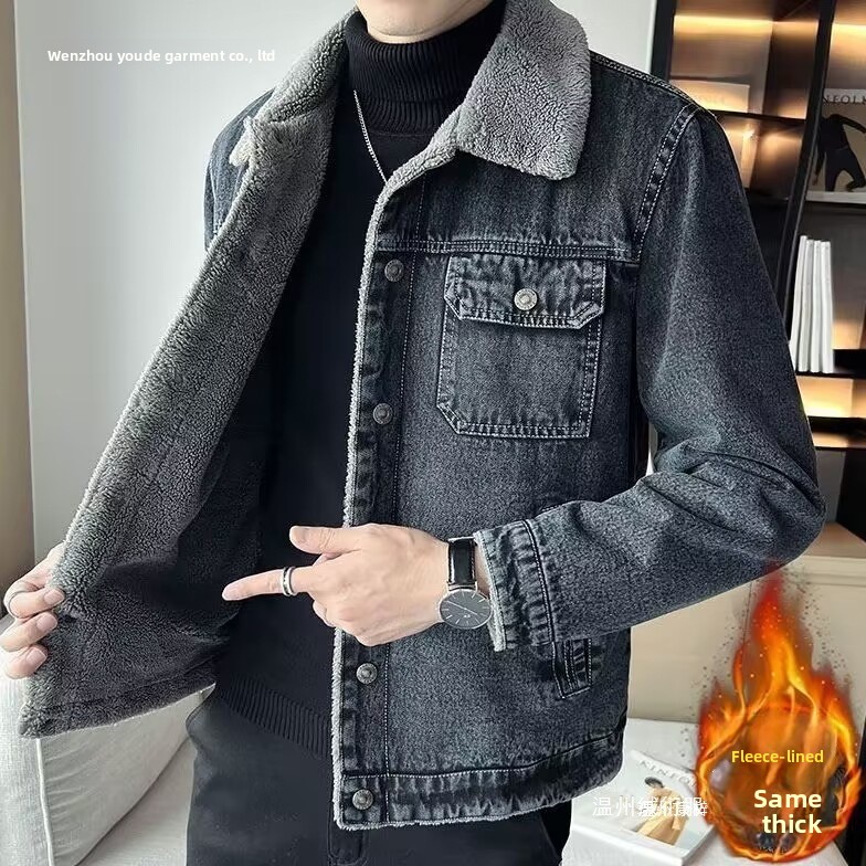 Denim jack voor heren met toeg - Winter Clothing Work recensie en prijs