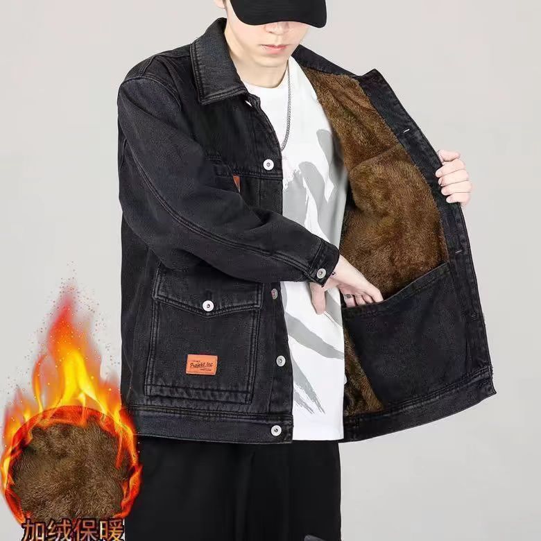 Denim jack voor heren met toeg - Winter Clothing Work recensie en prijs
