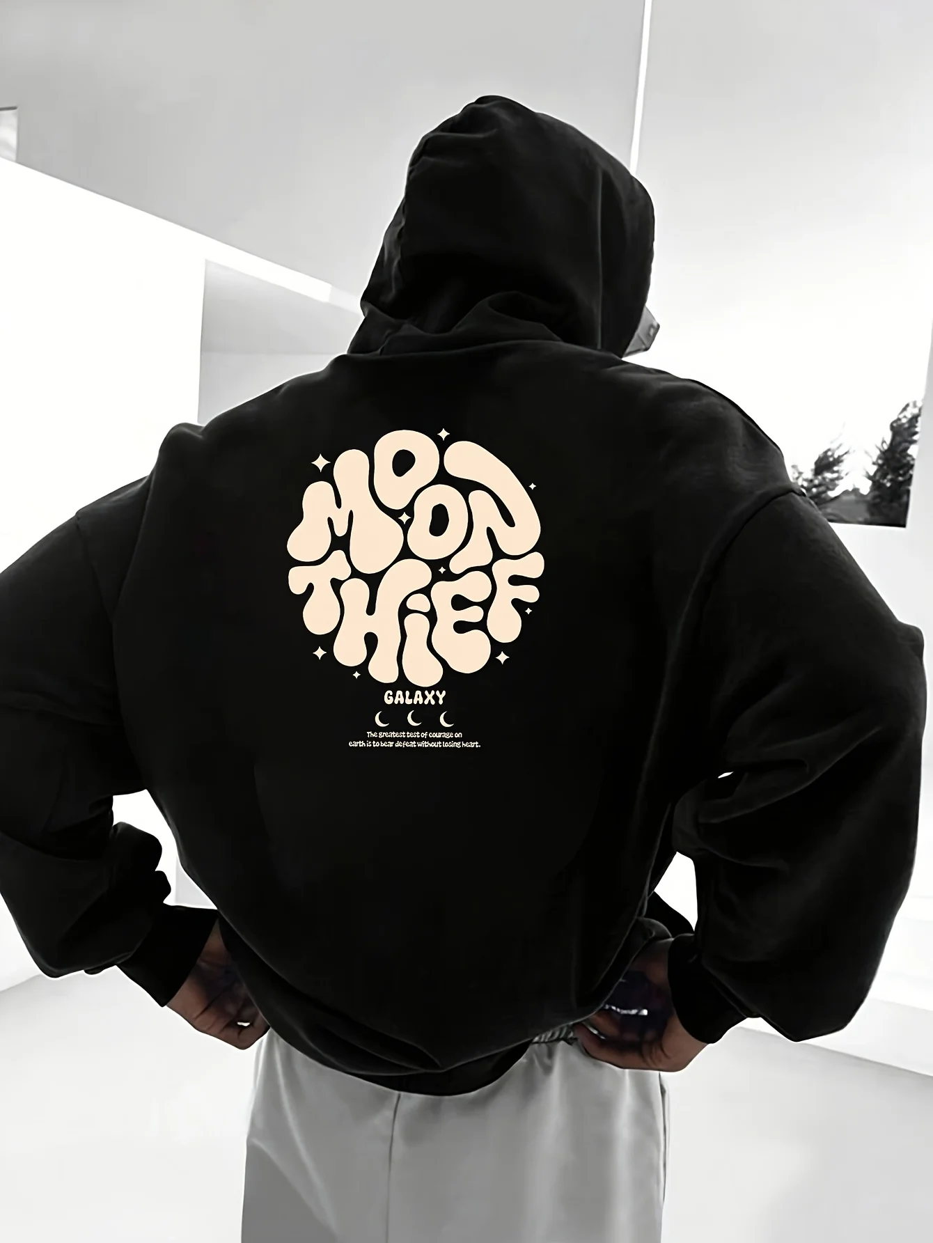 Casual creatieve MOON THIEF ho - Winter Clothing Wholesale recensie en prijs