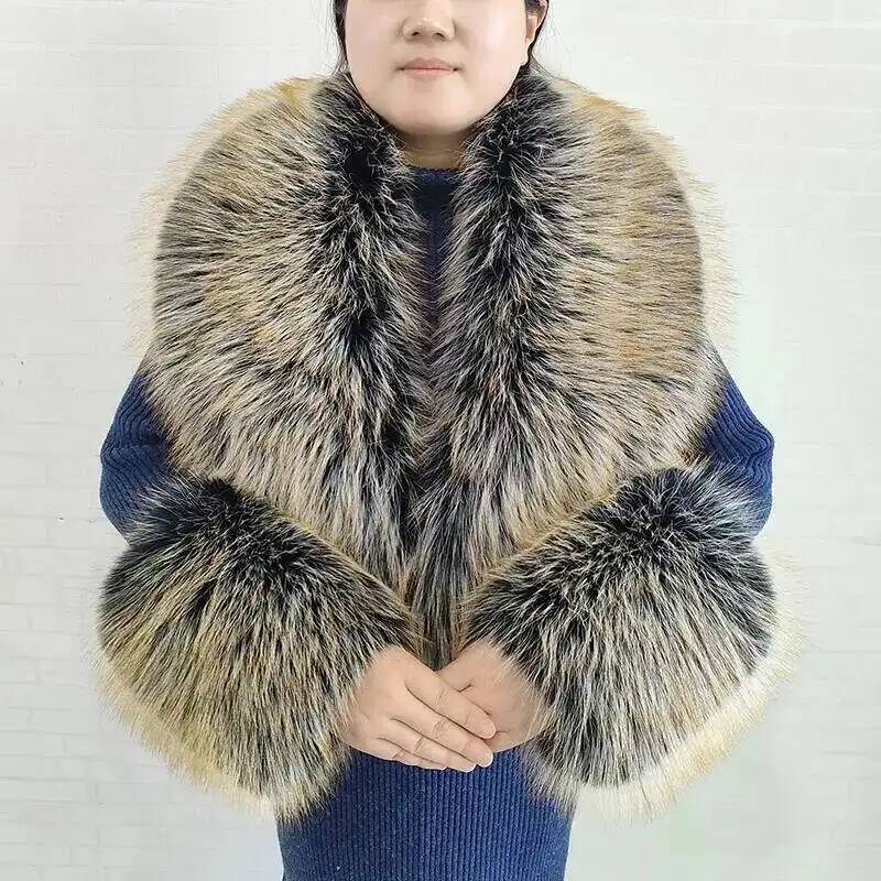 Grote Vrouwen Faux Vos Bont Sj - Winter Clothing Online recensie en prijs