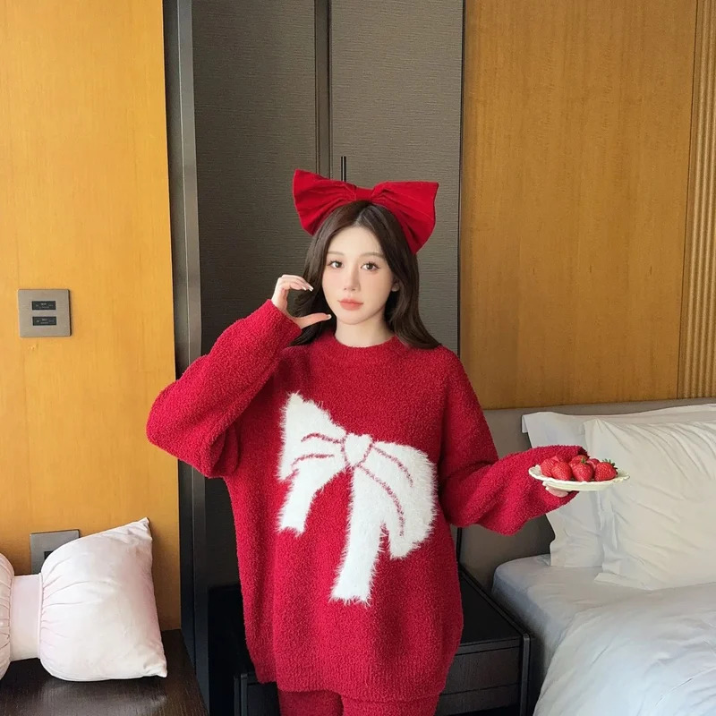 Cartoon Strik Kerst Pyjama Lan - Winter Clothing Youtube recensie en prijs
