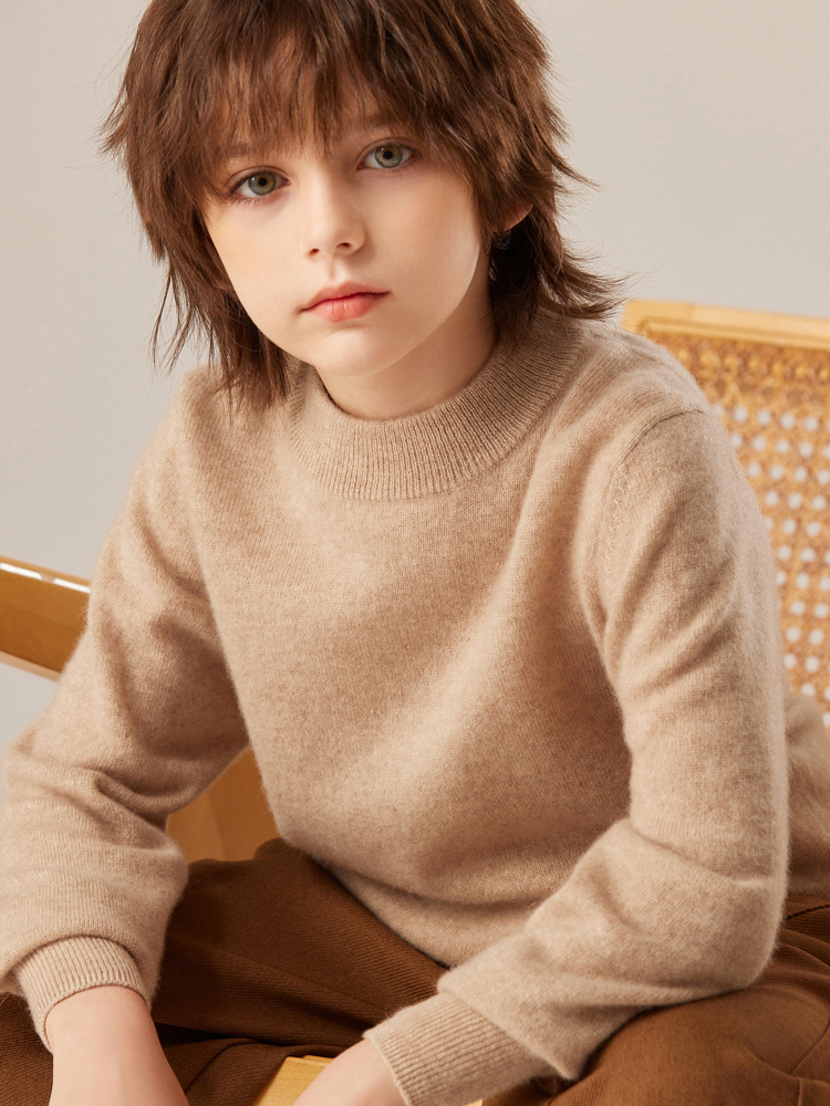 Kinderkasjmier trui Mock Neck  - Winter Clothing Colors recensie en prijs