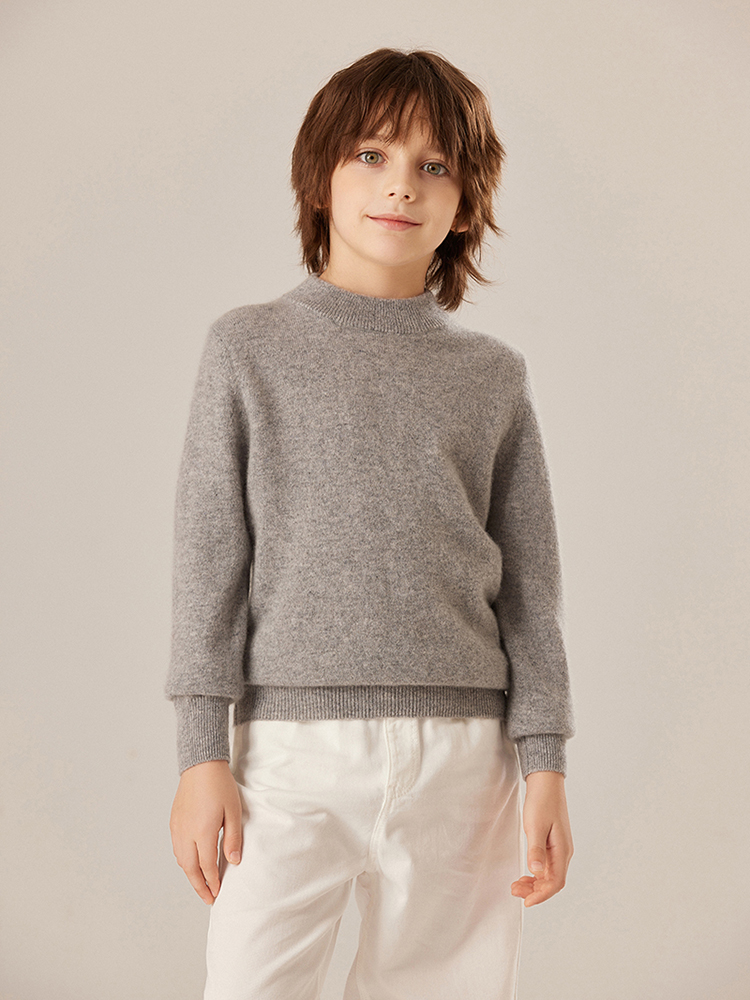 Kinderkasjmier trui Mock Neck  - Winter Clothing Colors recensie en prijs